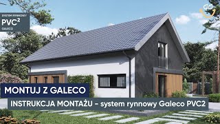 Hak rynny 135 mm Galeco PVC2 grafitowy (Foto 0)