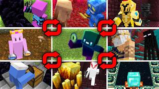 9 YouTubers Randomly Swap Places In Minecraft