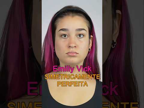 What would YouTuber Emilly Vick look like with a symmetrically perfect face? #emillyvick #dosrosa