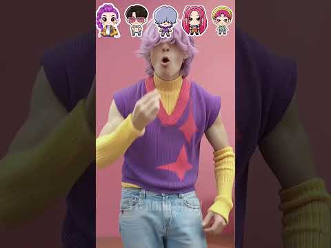 KPop Demon Hunters cute 🎉🍪 #kpopdemonhunters #cosplay #rumi #jinu #mira #abby