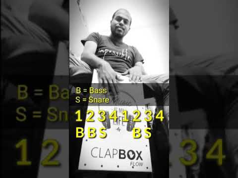 How to play cajon grove #shorts #cajon #cajontutorial #clapbox