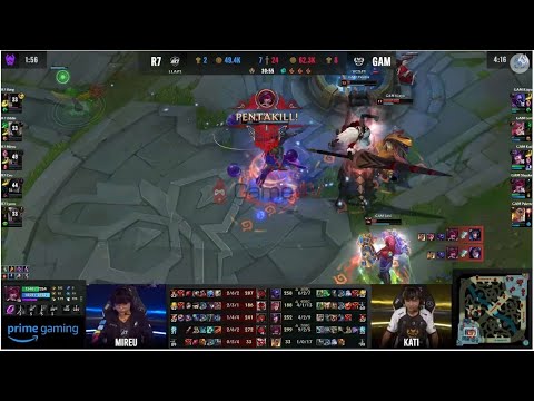 Slayder Pentakill | R7 vs GAM | Worlds 2023 Play In Stage Day 4