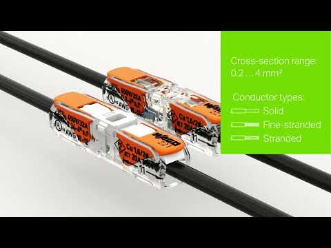 WAGO 221 Series Inline Splicing Connector With Lever