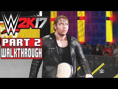 WWE 2K17 MyCareer Mode Gameplay Walkthrough Part 2 - NEW UNITED STATES CHAMPION (LIVESTREAM)