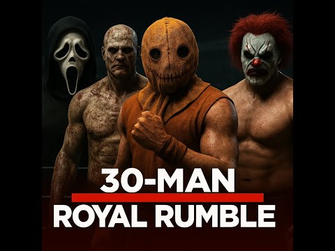 30 Horror Legends Collide in WWE 2K25! | Ultimate Horror Royal Rumble