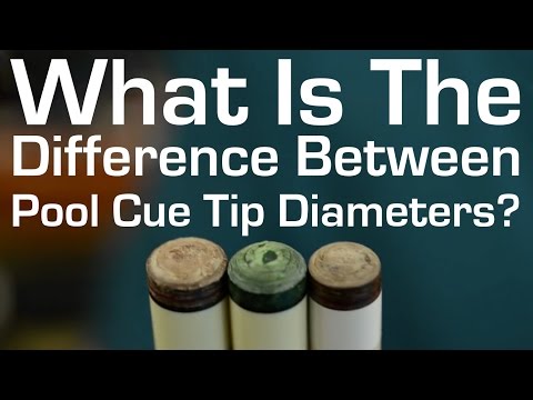 What's the Difference Between Pool Cue Tip Diameters?