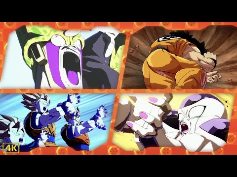 Dragon Ball FighterZ ⁴ᴷ All Dramatic Finishes with Kirby music (Japanese)