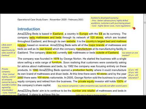CIMA OCS Pre-seen Analysis AmaZZZing Beds - November 2020 & February 2021
