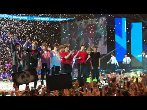 180624 KCON 2018 NY - Ending Stage DAY2 (WANNA ONE, NCT127, EXID, FROMIS_9, GOLDEN CHILD)