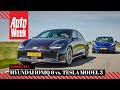 Hyundai Ioniq 6 vs. Tesla Model 3 - Autoweek dubbeltest