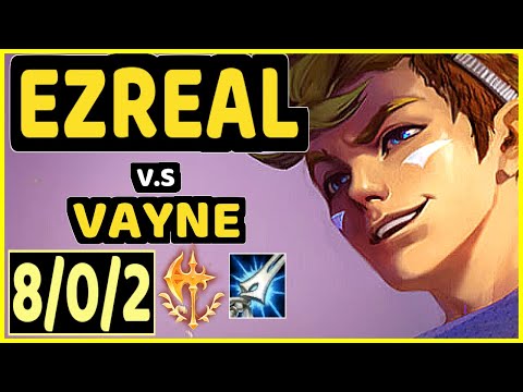 VIPER (EZREAL) vs VAYNE - 8/0/2 KDA BOTTOM ADC CHALLENGER GAMEPLAY - KR