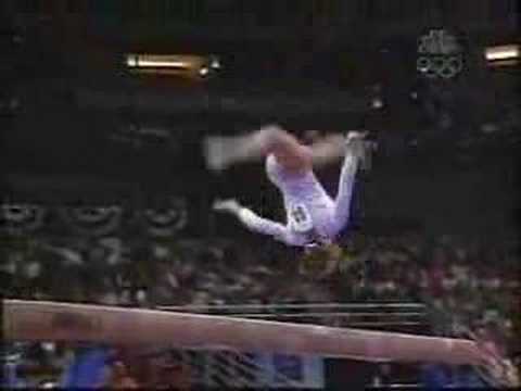 Hollie Vise 2004 Olympic Trials beam 1