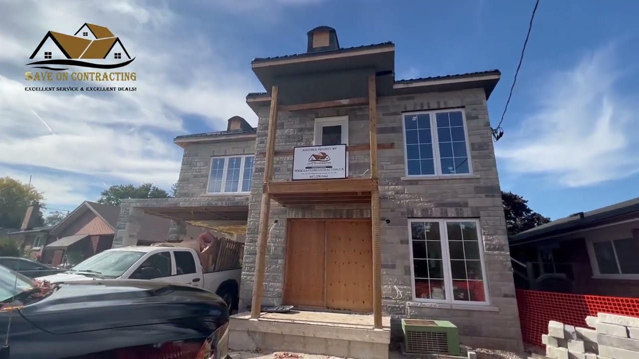 Second Floor Addition And Major Renovation in Scarborough Time Lapse