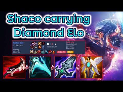 Bork Duskblade Shaco Diamond Ranked - S13 [League of Legends] Full Gameplay - Infernal Shaco