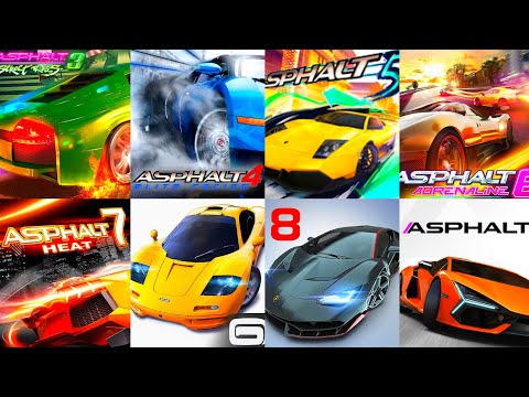 Evolution of Asphalt Games 2004-2025