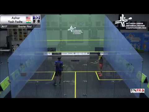 BU17-Muhammad Amir Amirul Bin Azhar [5/8] (Malaysia) V Yash Fadte [2] (India)
