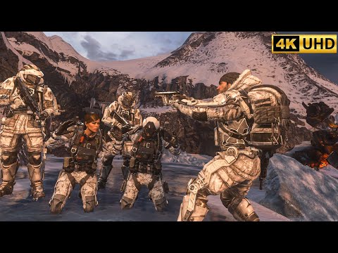 Antarctica Chemical Cargo Operation | Crash | Call of Duty: Advanced Warfare | 4K 60FPS Gameplay PC