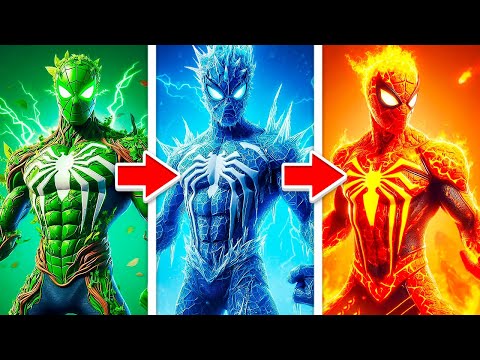 Upgrading to Elemental SPIDERMAN in GTA 5