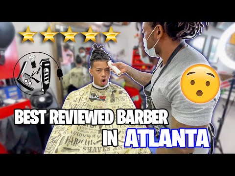 Getting a HAIRCUT At The BEST REVIEWED BARBER In My City! (6 STAR) **ATLANTA**