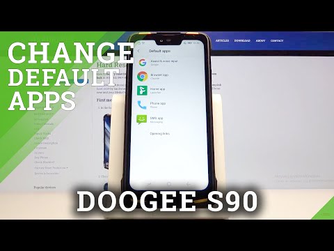 How to Change Default App in DOOGEE S90 – Manage Apps