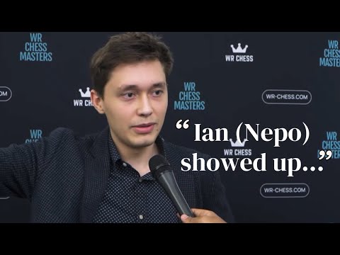 Andrey Esipenko being a Comedian during chess interviews