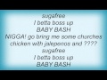 Baby Bash - That's What Tha Pimpin's There For Lyrics_1