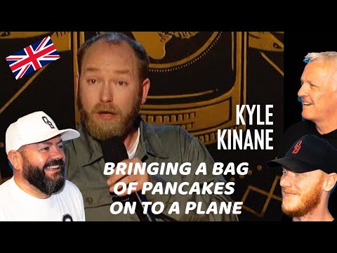 Kyle Kinane - Bringing a Bag of Pancakes Onto a Flight REACTION!! | OFFICE BLOKES REACT!!
