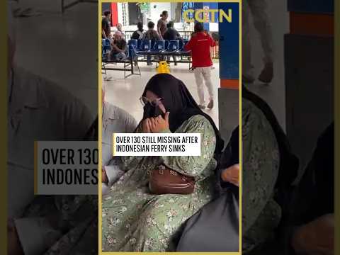 Over 100 evacuated, more than 130 still missing after Indonesian passenger ship sinks