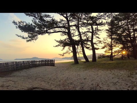 [4K] Hagi (Yamaguchi Prefecture) - Sunrise Walk around Samurai District