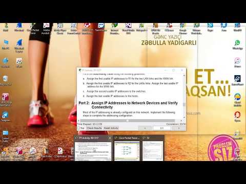 8.1.3.6 ---8.1.4.7   Packet Tracer  -Subnetting Scenario 1