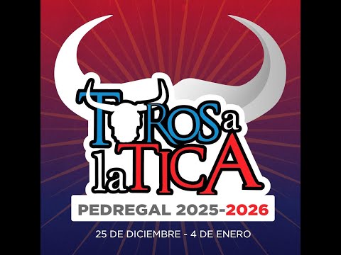 TOROS A LA TICA - PEDREGAL 30 DIC TARDE