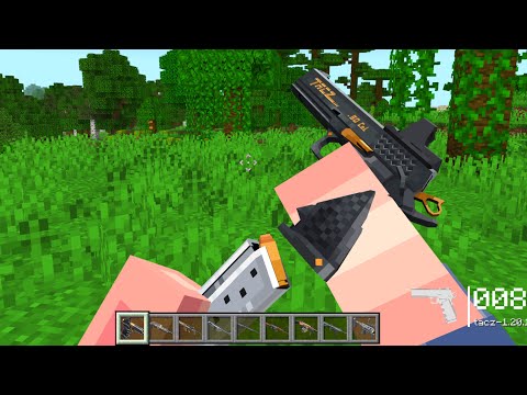 มาใหม่!! แอดออนปืนสมจริง ในมายคราฟมือถือ ห้ามพลาด! Unofficial TACZ New Gen 2 V1 Addon Minecraft PE