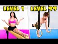 Level 1 to 100 Impossible Gymnastics Skills! DEFAULT Thumbnail