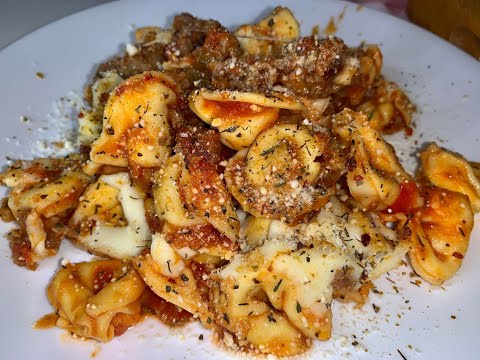 DELICIOUS CHEESE TORTELLINI recipe. | CLASSIC ITALIAN | #cooking #food #italian