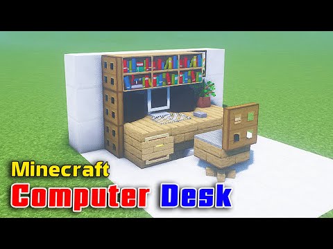 Eagle MCraft: Ultimate Minecraft Computer Desk Tutorial!