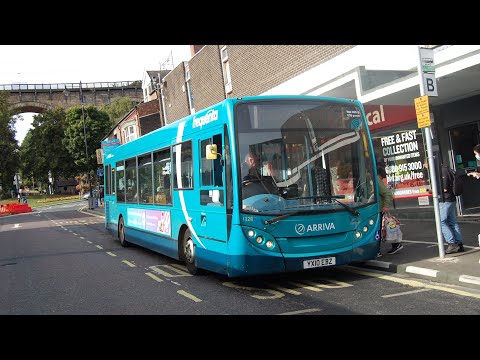 Can’t climb hills: Arriva North East 1328 (YX10EBZ) Dennis Dart SLF 4/Enviro 200