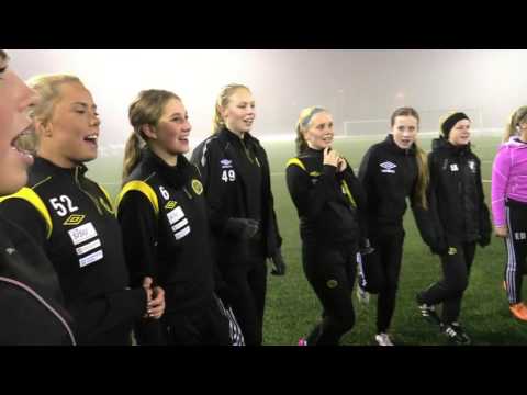 Camp Elfsborg Flickakademin Träning 2016 01 25 Bodavallen! #ElfsborgFlicK