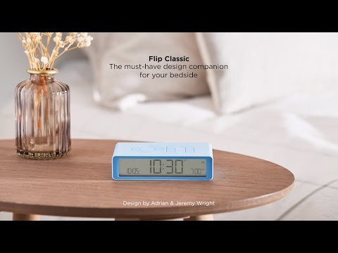 Lexon Flip Classic, the new generation of our reversible alarm clock