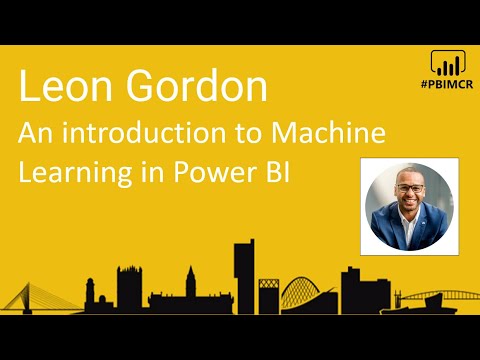 PBIMCR - An Introduction to Machine Learning with Leon Gordon