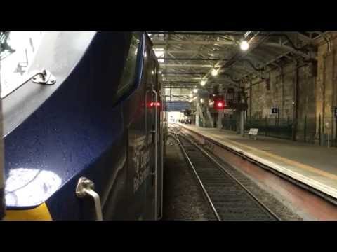 DRS Class 68, 68021 Tireless, departing Edinburgh with 2G13 to Haymarket HD