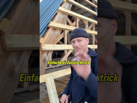 Trust me: Folding rule trick for the construction site #handwerk #tricks #shorts #tips #howto