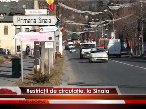 Restrictii circulatie, la Sinaia