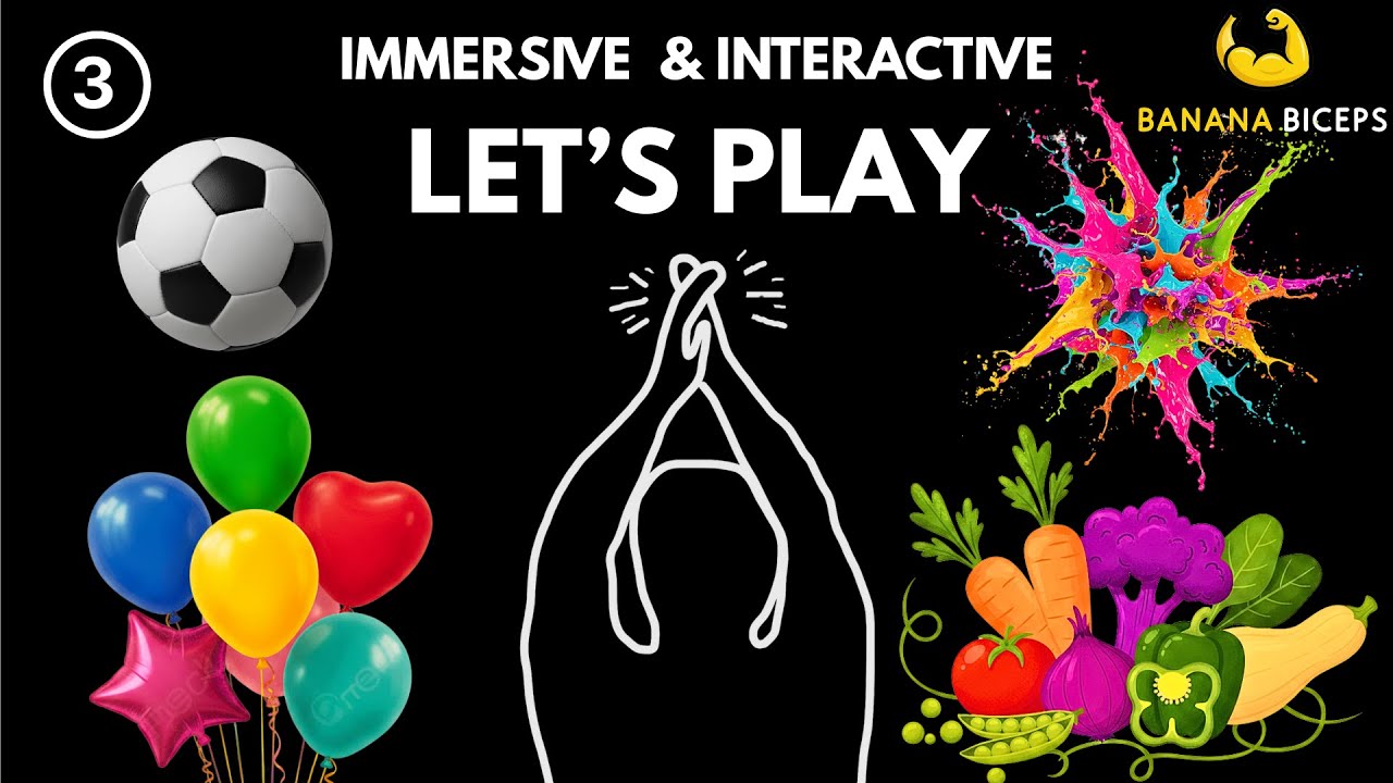 Immersive Interactive Warm-Up 3 Full - Viral Game Funny Long Version | Video 3 of 10 | Banana Biceps