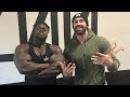 Arm day with Bradley Martyn and Eric kanevsky at the zoo