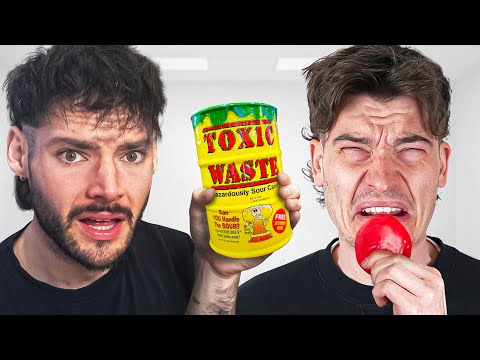 British Men Try Sour Candy