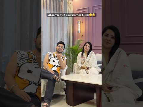 Last tak wait karni toh banti hai😂 when you visit your married sister #comedy #chetanmonga #shorts