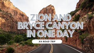 Grand Canyon to Zion and Bryce Canyon National Parks in one day - Scenic Drive - Dashcam Road Trip