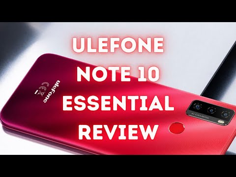 Smartphone Ulefone Note 10 Essential Video Review
