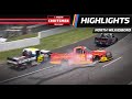 Timmy Hill goes spinning in Turn 2 at North Wilkesboro