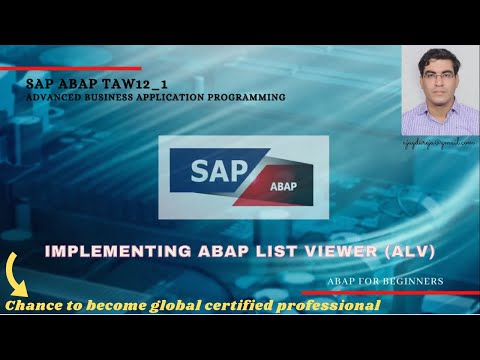 Unit 7: ABAP Object-Oriented Examples (Lesson 1: Implementing ABAP List Viewer (ALV))